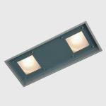 Double UP Ceiling Wall Qt12 Frosted Glass Grey